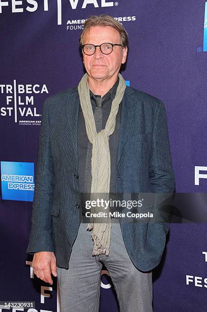 Actor David Rasche attends the "Revenge For Jolly!" Premiere during the 2012 Tribeca Film Festival at the Chelsea Clearview Cinemas on April 21, 2012...