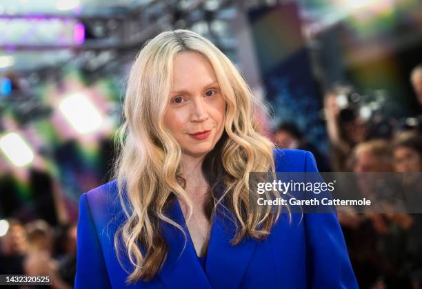 Gwendoline Christie attends "The Son" UK Premiere during the 66th BFI London Film Festival at the Southbank Centre on October 10, 2022 in London,...