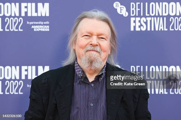 Christopher Hampton attends "The Son" UK Premiere during the 66th BFI London Film Festival at the Southbank Centre on October 10, 2022 in London,...
