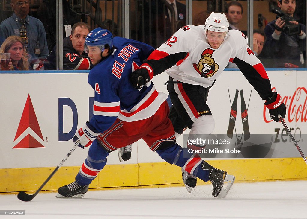 Ottawa Senators v New York Rangers - Game Five