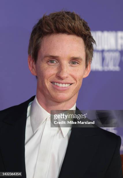 Eddie Redmayne attends "The Good Nurse" UK Premiere during the 66th BFI London Film Festival at the Southbank Centre on October 10, 2022 in London,...