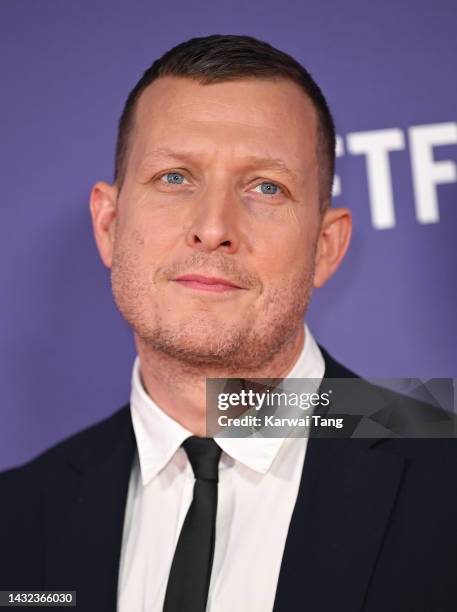 Tobias Lindholm attends "The Good Nurse" UK Premiere during the 66th BFI London Film Festival at the Southbank Centre on October 10, 2022 in London,...