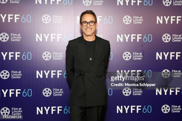 Robert Downey Jr. Attends the Sr. New York Film Festival Premiere Screening on October 10, 2022 in New York City.