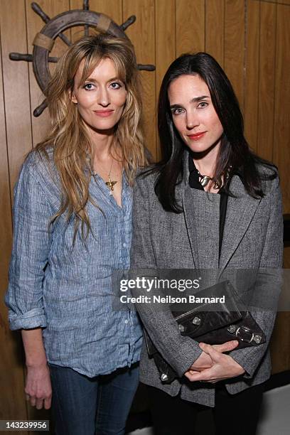 Actors Natascha McElhone and Jennifer Connelly attend the Tribeca Film Festival 2012 After-Party for "Whole Lotta Sole" at Anchor Bar on April 22,...