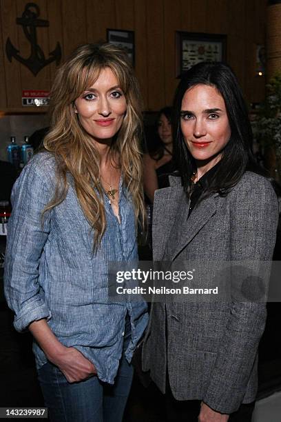 Actors Natascha McElhone and Jennifer Connelly attend the Tribeca Film Festival 2012 After-Party for "Whole Lotta Sole" at Anchor Bar on April 22,...