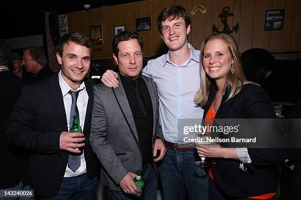 Actor Martin McCann and guests attend the Tribeca Film Festival 2012 After-Party for "Whole Lotta Sole" at Anchor Bar on April 22, 2012 in New York...
