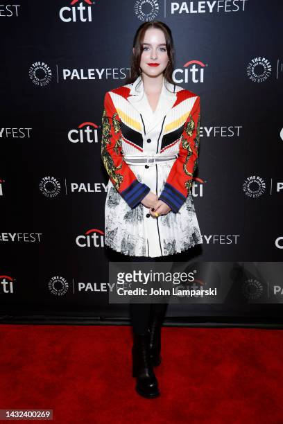 McKenna Grace attends "The Handmaid's Tale" event during the 2022 PaleyFest NY at Paley Museum on October 10, 2022 in New York City.
