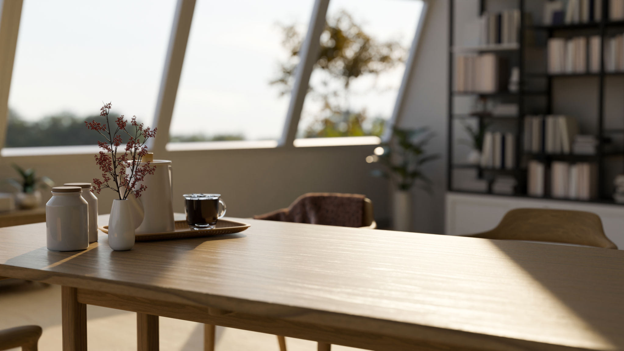 cozy dining table