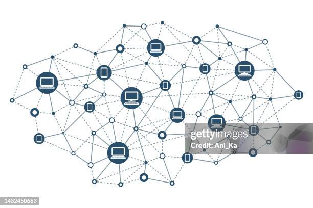 Network Engineer Abstract Image Abstract Computer Network High-Res Vector Graphic - Getty Images