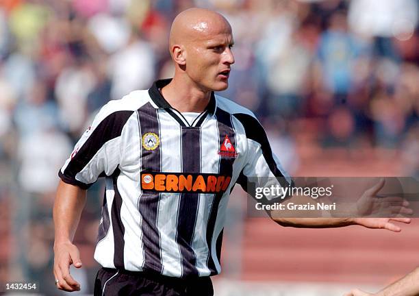 Carsten Jancker of Udinese in action during the Serie A match between Udinese and Parma, played at the Friuli Stadium, Udine, Italy on September 15,...