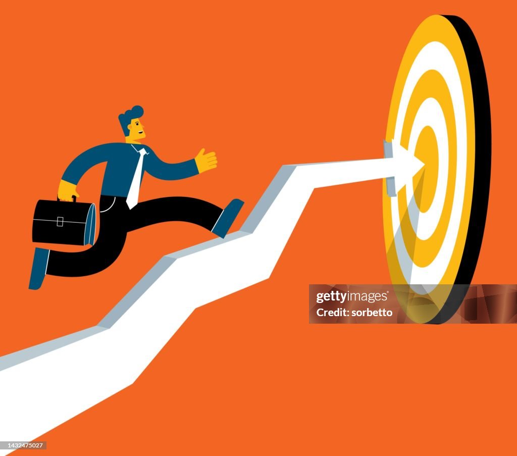 Hit Target Below Hitting The Target High-Res Vector Graphic - Getty Images
