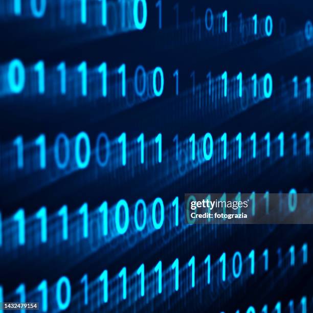 3d binary code - null stock-fotos und bilder