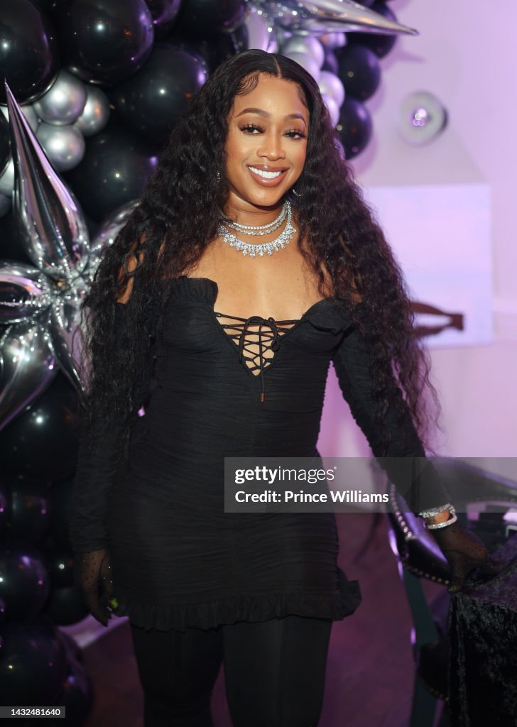 Trina Rapper Mouth Rapper Trina attends the Celebration of TRINA