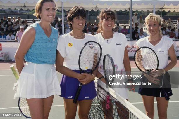 Jennifer Capriati , Tracy Austin with other players the 3rd Annual Nancy Reagan Tennis Tournament to Benefit the Nancy Reagan Foundation at Riviera...