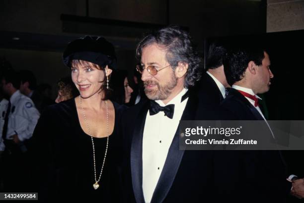 Actress Kate Capshaw and director Steven Spielberg attend the Fourth Annual Fire & Ice Ball to Benefit Revlon/UCLA Women's Cancer Research Program at...