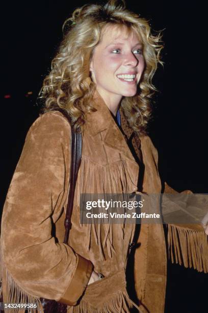 Kate Capshaw attends the "Three Amigos" Beverly Hills Premiere" Beverly Hills Premiere at the Samuel Goldwyn Theatre in Beverly Hills, California,...