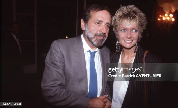 Jean Yanne et Mimi Coutelier, le 15 avril 1985.