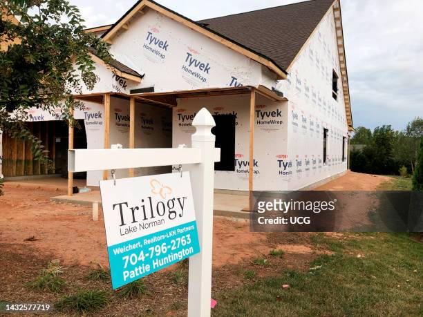 New Home Construction, Trilogy 55+ community, Denver, North Carolina.