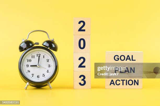 2023 goals - new challenge stock pictures, royalty-free photos & images