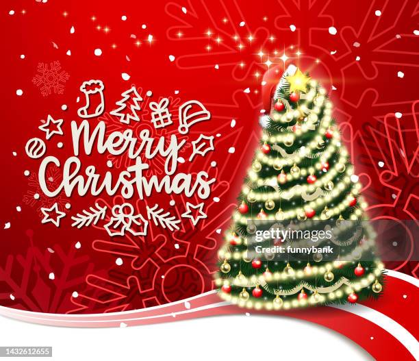 christmas color post - brown paper bag background stock illustrations