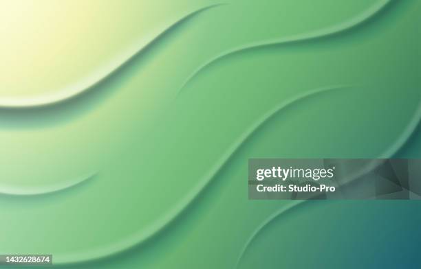 elegant diagonal wavy mint color background - mint background stock illustrations