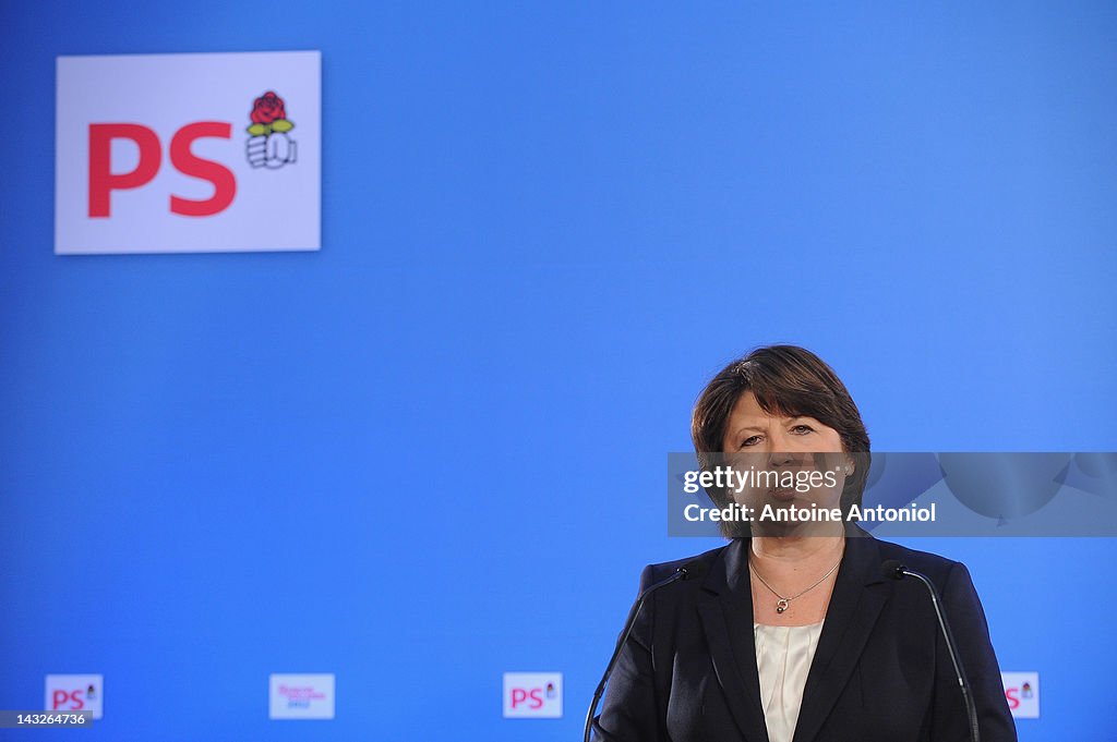 French Presidential Election 2012- Awaiting Results Announcments in Party Headquarters