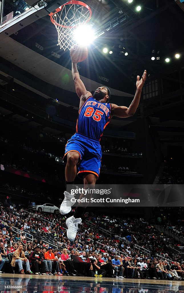 New York Knicks v Atlanta Hawks