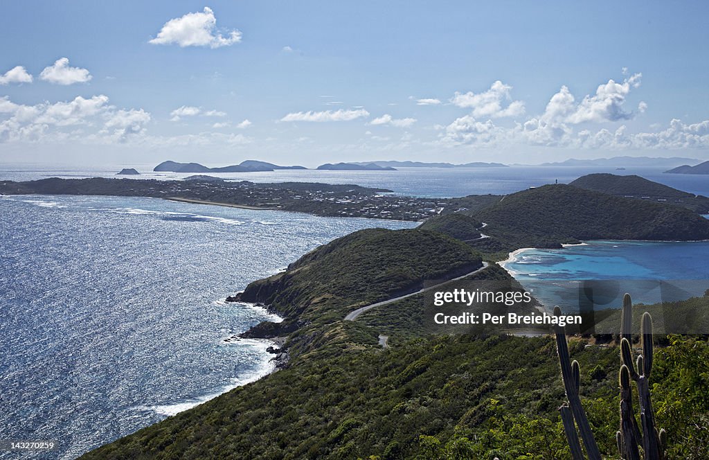 Virgin Gorda towards Spanish Town