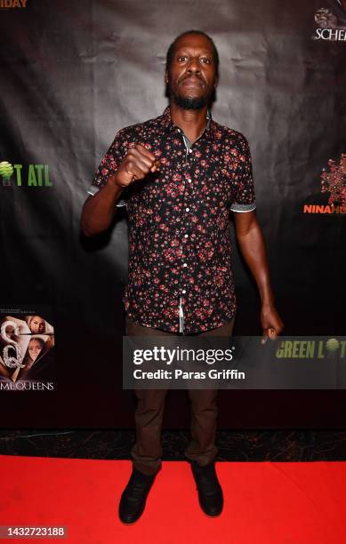 Actor Jason Louder attends the Atlanta screening of "Scheme Queens" at Regal Atlantic Station on October 11, 2022 in Atlanta, Georgia.