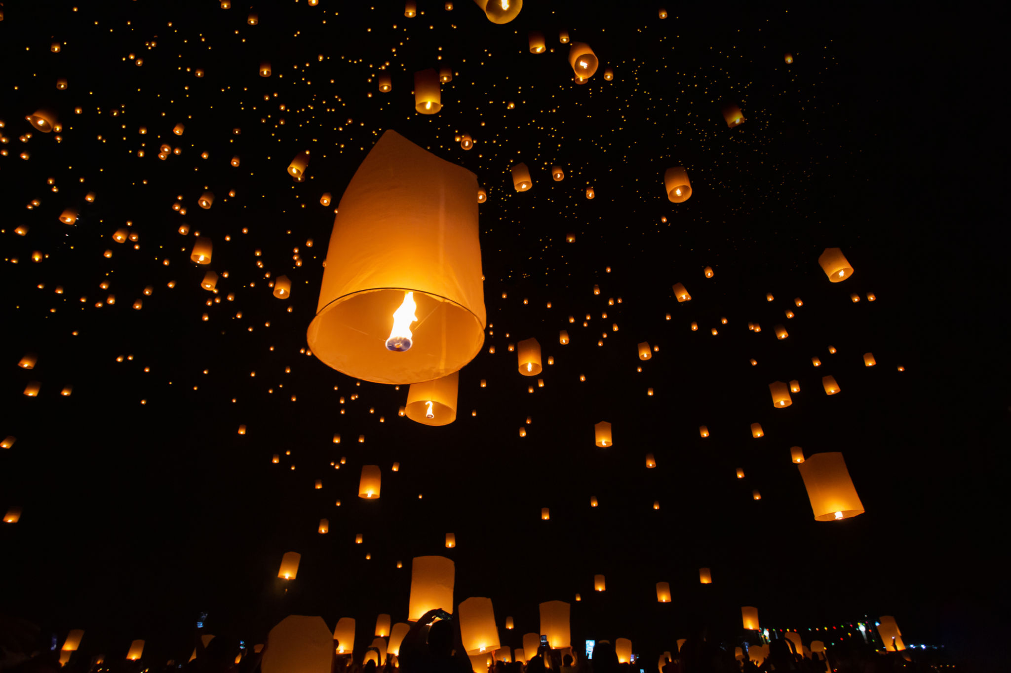 sky lanterns