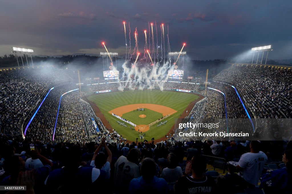 Division Series - San Diego Padres v Los Angeles Dodgers - Game One