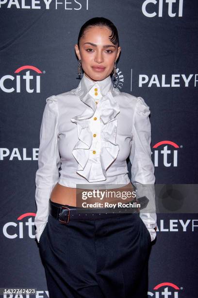 Luna Blaise attends the "Manifest" season 4 screening during the 2022 PaleyFest NY at Paley Museum on October 11, 2022 in New York City.
