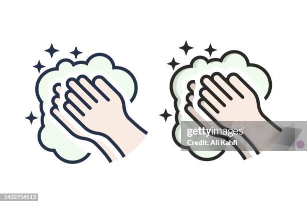hand washing - drain cleaning stock illustrations