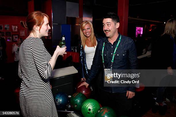 Guests attend the SAG Indie Party during the 2012 Tribeca Film Festival at the Bowlmor Lanes on April 22, 2012 in New York City.