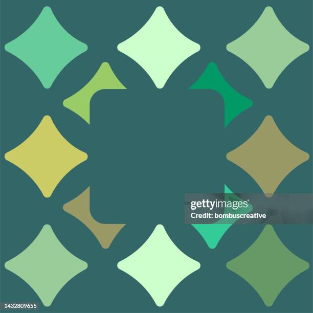 retro shapes background - terracotta texture stock illustrations