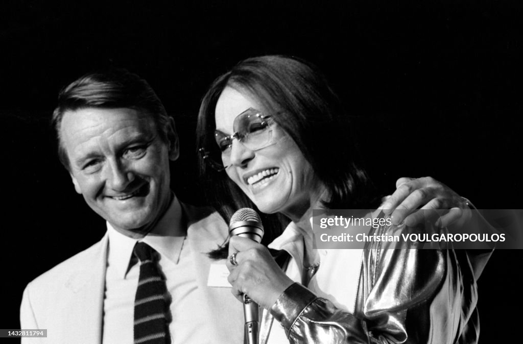 Nana Mouskouri et Jacques Caillart en 1982