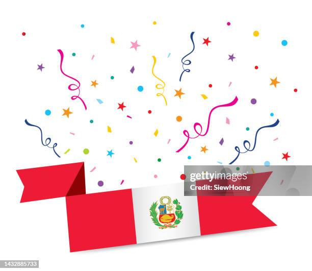 celebration banner - marvel of peru stock illustrations