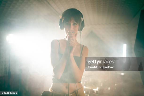 Singing Shadow Performance 398 Shadow Performer Microphone Stock Photos, High-Res Pictures, and ...