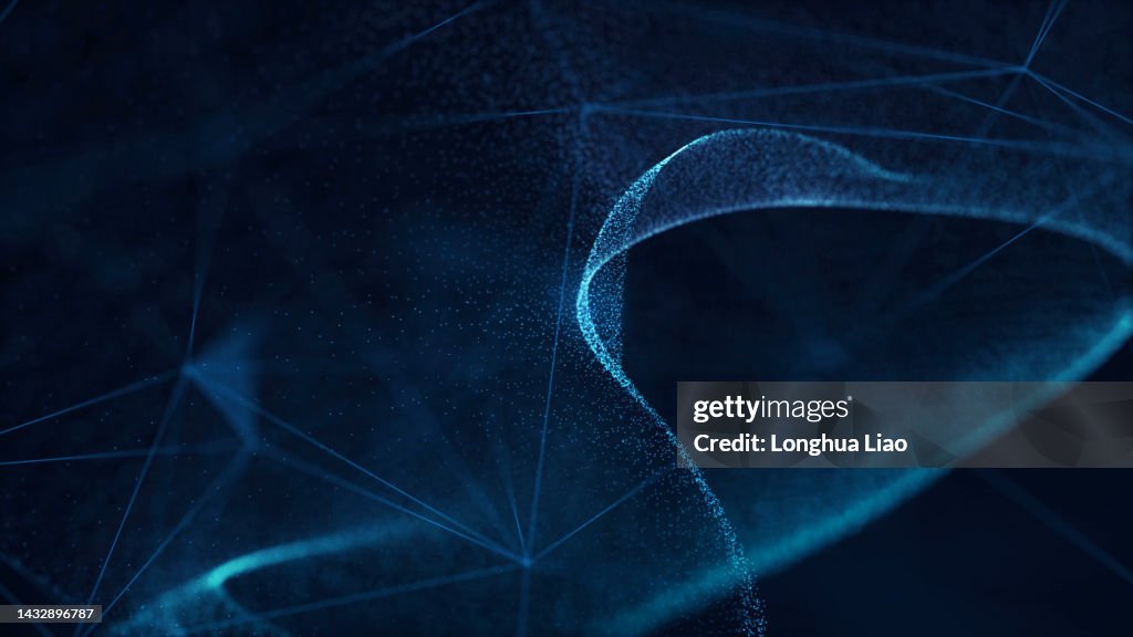 Pattern Block Virtual Image Handdrawn Virtual Particles And Line Patterns High-Res Stock Photo ...