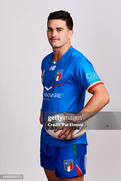 Danny Atkinson Daniel Atkinson of Italy poses for a photo during the Italy Rugby ...