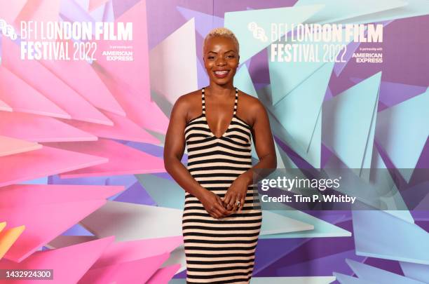 Marsha Stephanie Blake attends the "Brother" European Premiere during the 66th BFI London Film Festival at the BFI Southbank on October 12, 2022 in...