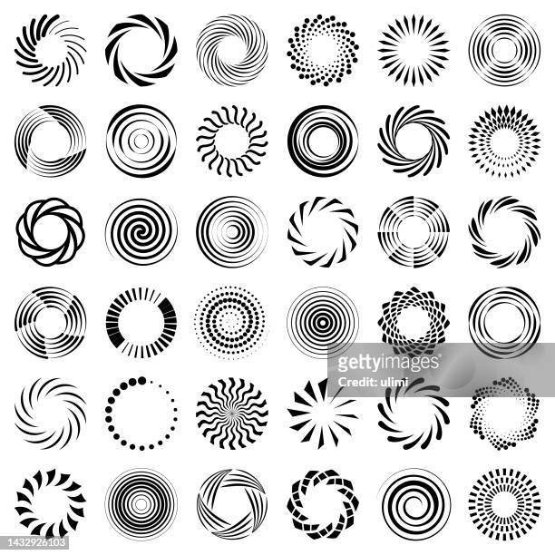 circles - zoom bombing stock illustrations