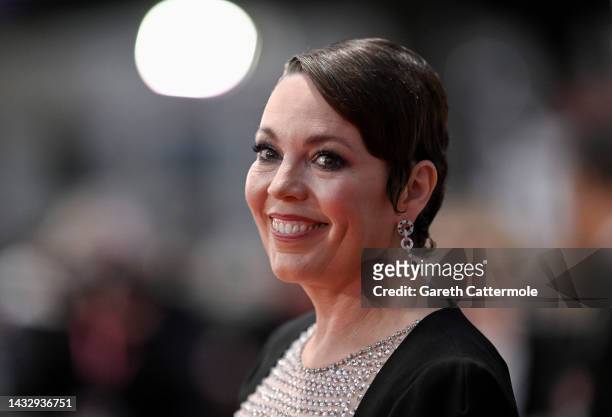 Olivia Colman attends the "Empire of Light" UK Premiere at the 66th BFI London Film Festival at The Royal Festival Hall on October 12, 2022 in...