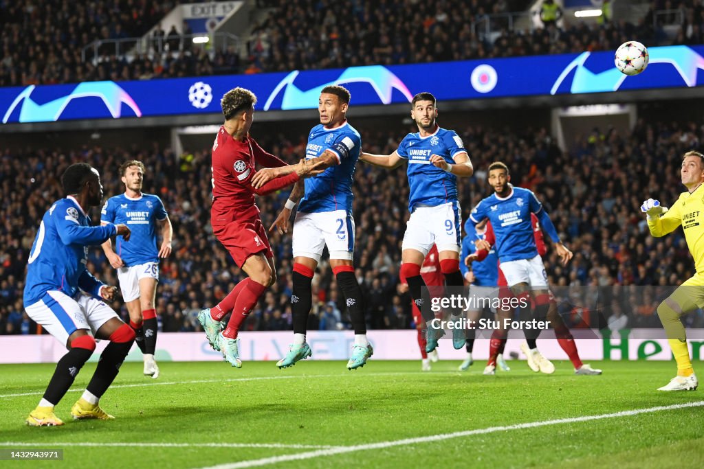 Rangers FC v Liverpool FC: Group A - UEFA Champions League
