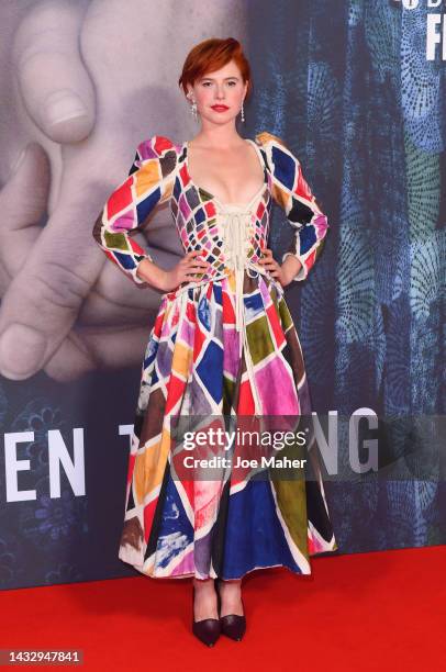 Jessie Buckley attends the "Women Talking" UK Premiere during the 66th BFI London Film Festival at The Royal Festival Hall on October 12, 2022 in...