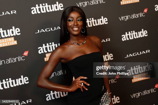 Odudu attends the Attitude Awards 2022 at The Roundhouse on October 12, 2022 in London, England.