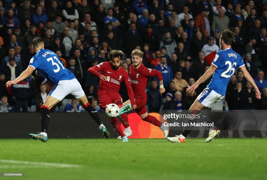 Rangers FC v Liverpool FC: Group A - UEFA Champions League