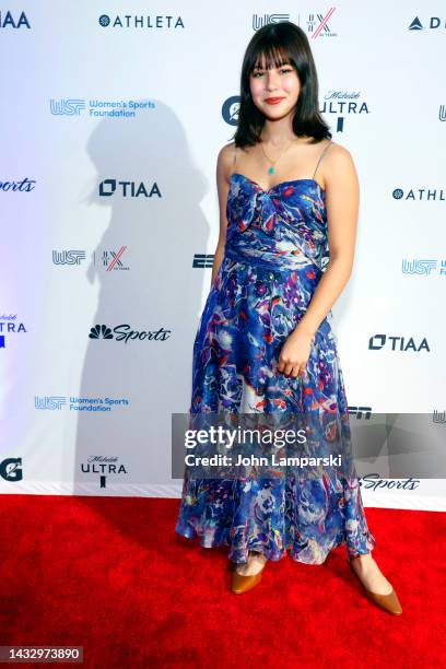 Alysa Liu, Figure Skating attends The Women's Sports Foundation's 2022 Annual Salute To Women In Sports Gala at Pier Sixty at Chelsea Piers on...