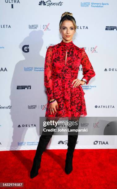 Victoria Arlen, Swimming attends The Women's Sports Foundation's 2022 Annual Salute To Women In Sports Gala at Pier Sixty at Chelsea Piers on October...