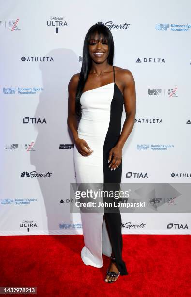 Aja Evans, Bobsled attends The Women's Sports Foundation's 2022 Annual Salute To Women In Sports Gala at Pier Sixty at Chelsea Piers on October 12,...